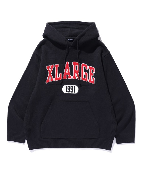 XLARGE（エクストラ ラージ） セーター ニット COLLEGE LOGO KNIT