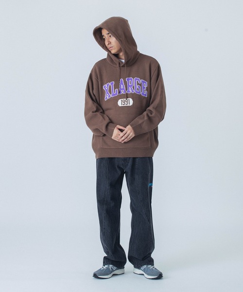 XLARGE（エクストラ ラージ） セーター ニット COLLEGE LOGO KNIT