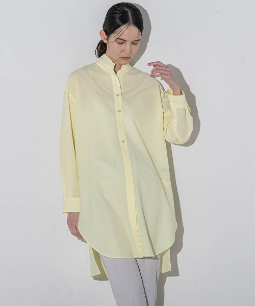 la.f（ラ・エフ） ブラウス シャツ ボタニカルダイサッカー