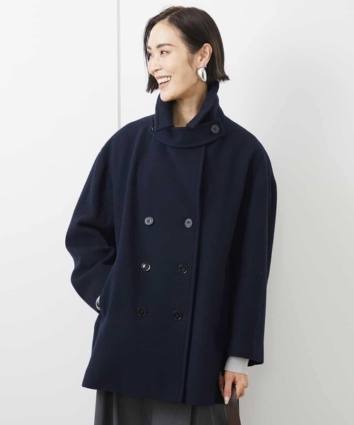 MICHEL KLEIN ピーコート pコート Super100ウールビーバーP