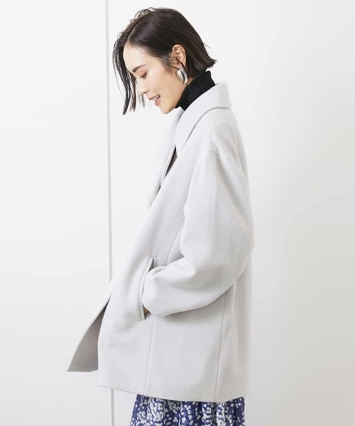 ＮIＮE ピーコート　Pコート　美品 Super100ウールビーバーPコート(ピーコート) | MICHEL KLEIN