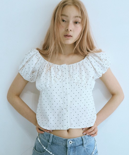 FEKETE ブラウス シャツ 2WAY PUFF SLEEVE BLOUSE / 2WAY