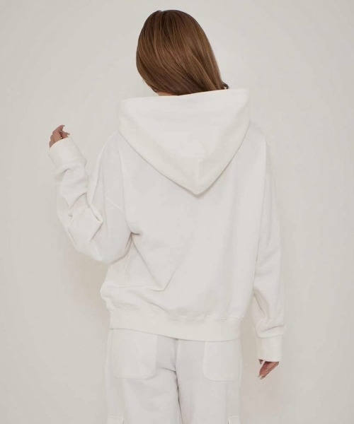 IRAL 美品 ロゴプルオーバー パーカー F ホワイト 白 完売 IRAL パーカー 「UNISEX ITEM」IRAL ONE-POINT LOGO HOODIE メンズ