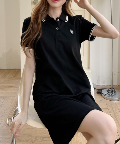 U.S. POLO ASSN.（ユーエスポロアッスン） ワンピース 半袖 Ada.別注