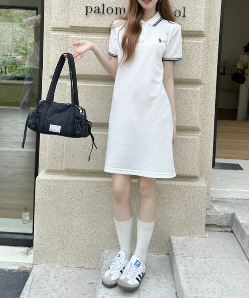 U.S. POLO ASSN.（ユーエスポロアッスン） ワンピース 半袖 Ada.別注
