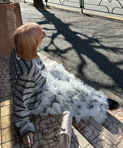Shury スカート Alley Tokyo スカート ふりふりシアースカート : ZOZOTOWN Yahoo