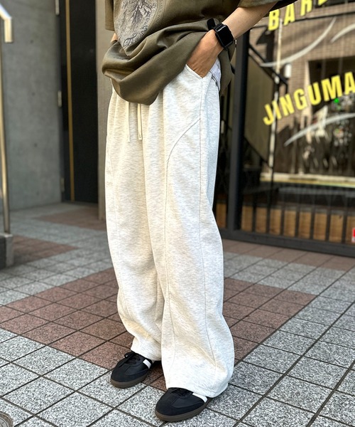 link lot スウェットパンツ ジャージ カーブ イージールーズ