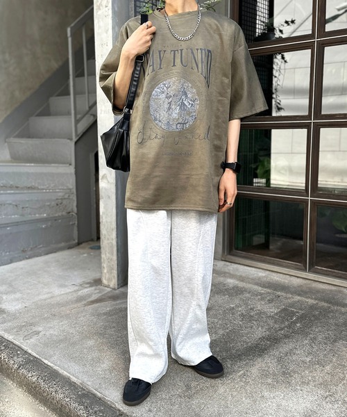 link lot スウェットパンツ ジャージ カーブ イージールーズ