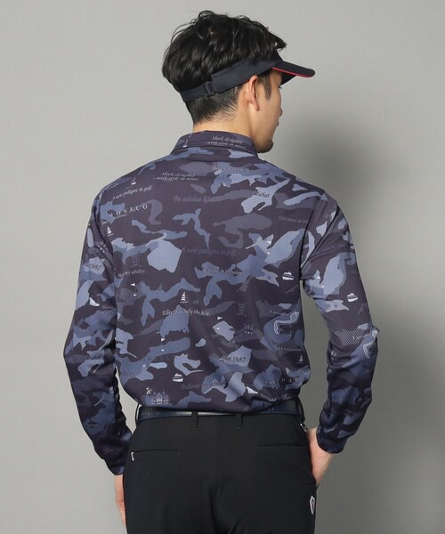 adabat ポロシャツ 「新レーベル ADABAT NAVY」UVカット/吸水速乾