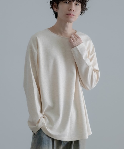 improves（インプローブス） tシャツ 裾ラウンド ボートネック ロンT