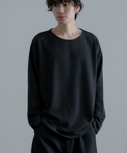 improves（インプローブス） tシャツ 裾ラウンド ボートネック ロンT