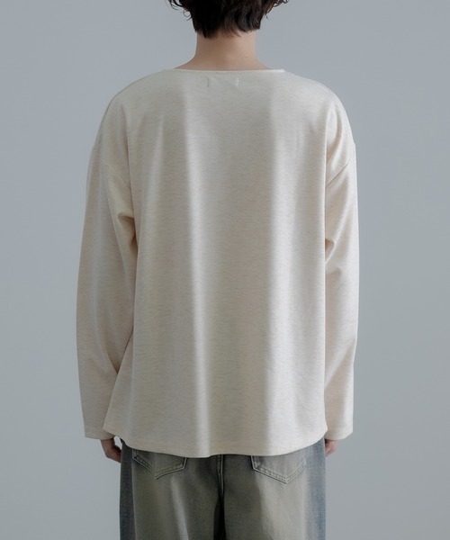 improves（インプローブス） tシャツ 裾ラウンド ボートネック ロンT