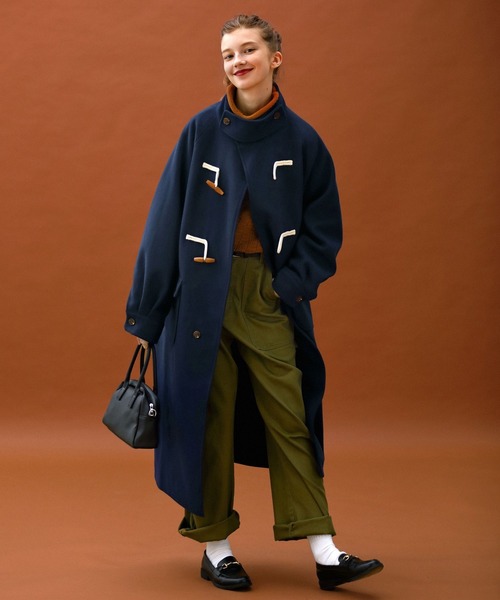 forksy.（フォルクシー） ダッフルコート FREE ブルーグリーン