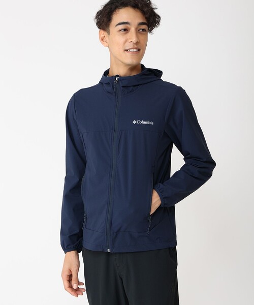 Columbia×BLUE/BLUEコラボフード付きネイビージャケット Columbia×BLUEBLUE リバーシブルジャケット | timesスタッフブログ
