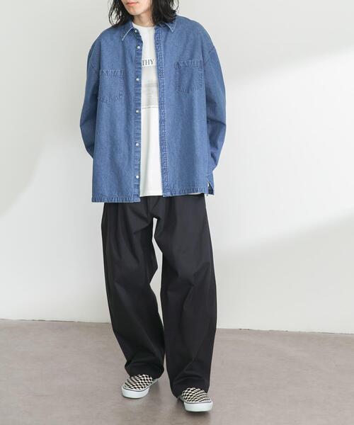 URBAN RESEARCH Sonny Label シャツ リラックスフィットデニムシャツ