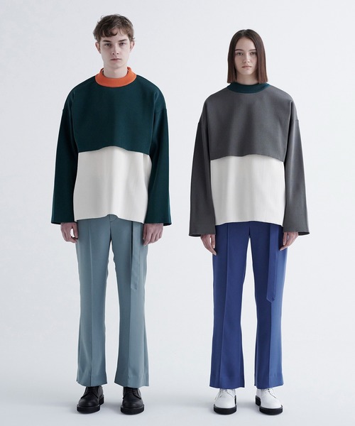 CULLNI（クルニ）の「STUDIOUS別注 COLOR BLOCK TURTLE KNIT