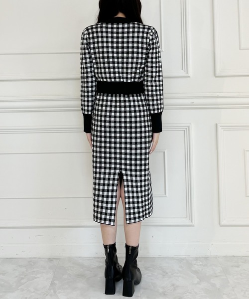 「MIIA」 ニットワンピース FREE ベージュ レディース_画像7