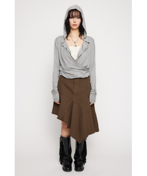 LAGUA GEM スカート SWITCHING MILITARY : ZOZOTOWN Yahoo!店