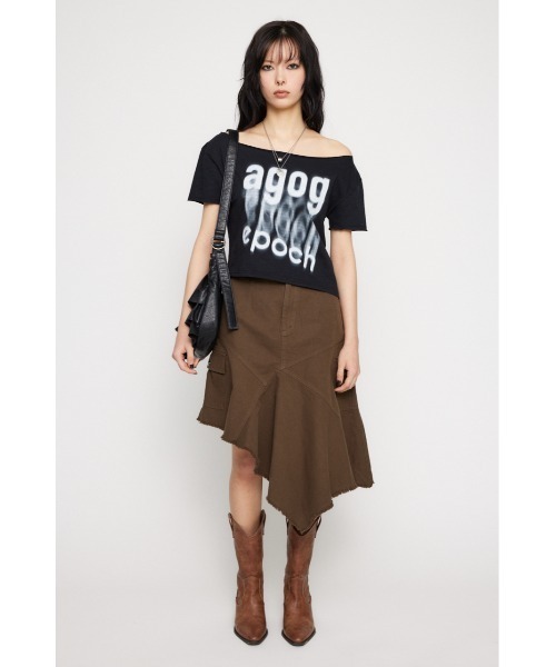 LAGUA GEM スカート SWITCHING MILITARY : ZOZOTOWN Yahoo!店