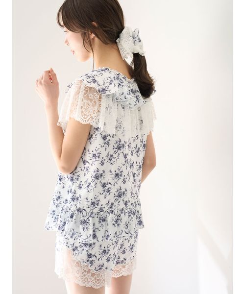 SNIDEL HOME パジャマ ルームウェア レースショートパンツ