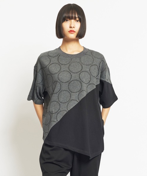 tシャツ ホールドット天竺　ダイアゴナルＴ レディース メンズ