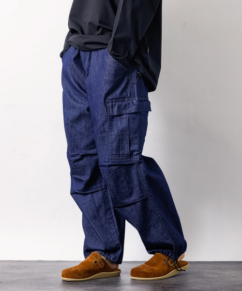 LEE　フリージーカーゴパンツ Lee カーゴパンツ 「Lee/リー」フリーサイズ リラックスワイド