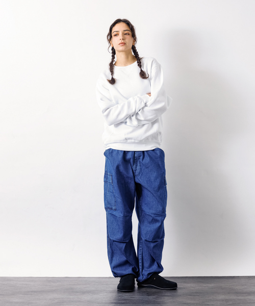 LEE　フリージーカーゴパンツ Lee カーゴパンツ 「Lee/リー」フリーサイズ リラックスワイド