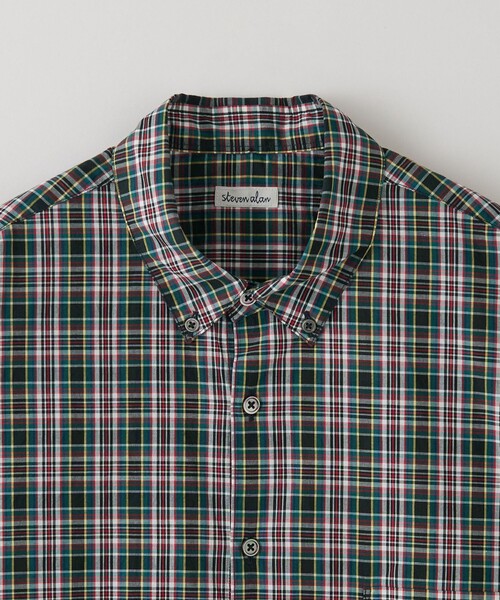 新品★＜Steven Alan＞ リバティ シングルニードル シャツ LOOSE STEVEN ALAN シャツ 「Steven Alan」 リバティ シングルニードル