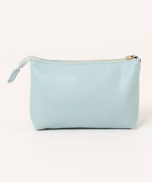 すぐ届く MARY QUANT* グリッターレトロロゴ 3ポケットポーチ マリークワント MARY QUANT グリッターレトロロゴ 3ポケット