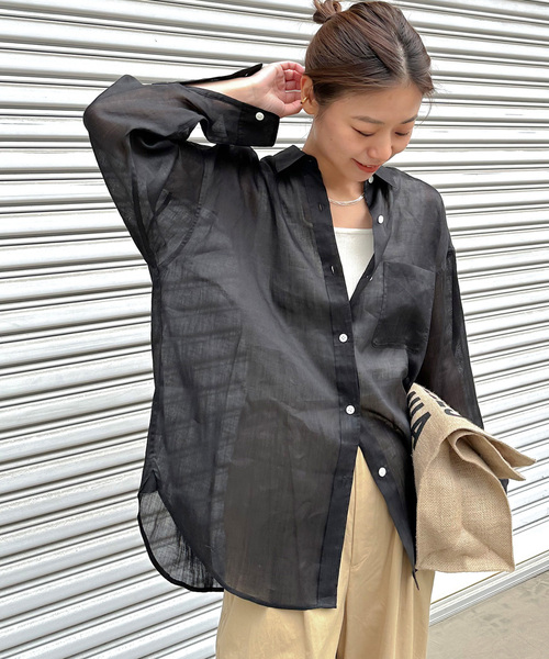 未使用品 エーピーストゥディオ EVERYDAY I LIKE 23SS ミニマルサテンノースリーブブラウス シャツ クルーネック 無地 F 黒 未使用品 エーピーストゥディオ EVERYDAY I LIKE 23SS ミニマル