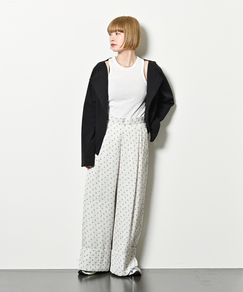 CITYSHOP パンツ ROLL-UP TACK レディース : ZOZOTOWN Yahoo!店