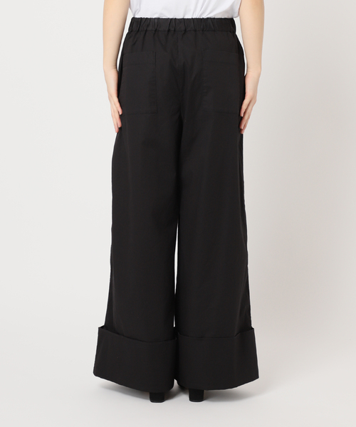パンツ roll up pants Pants259 Roll-Up Hem Line Pants/Black｜パンツ｜LA