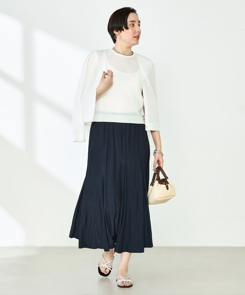ノーリーズ　フレアスカート NOLLEY'S（ノーリーズ） ロング スカート ウォッシャブル割繊フレア