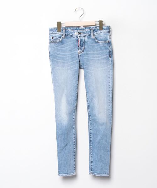 DSQUARED2（ディースクエアード） 加工スキニーデニムパンツ 34 ブルー