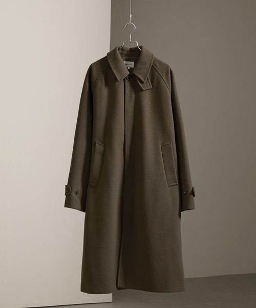 EMMA CLOTHES」 ステンカラーコート L ブラック メンズ EMMA CLOTHES