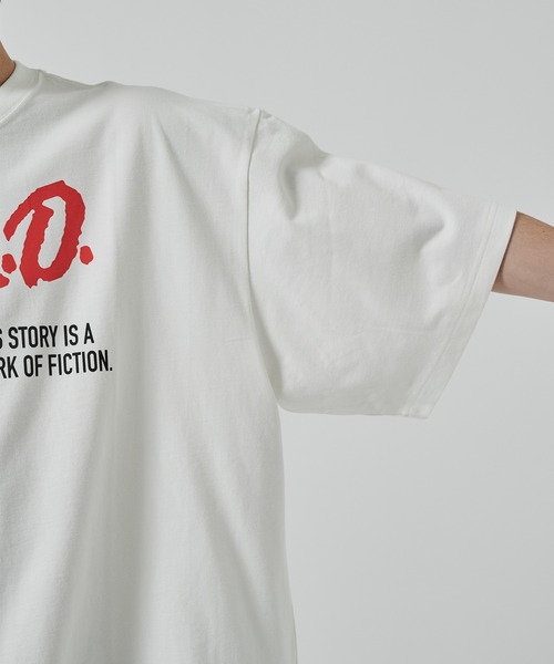 JieDa（ジエダ） tシャツ 「JIEDA」別注 OVER SIZE PRINT TEE メンズ