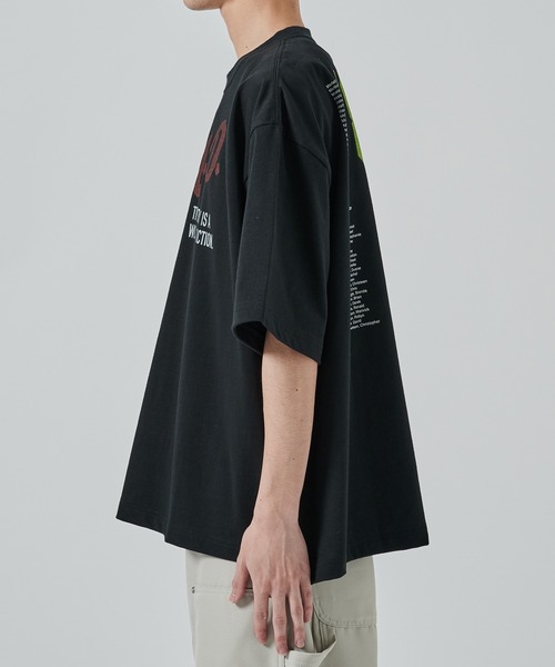 JIEDA（ジエダ） tシャツ 「JIEDA」別注 OVER SIZE PRINT TEE メンズ