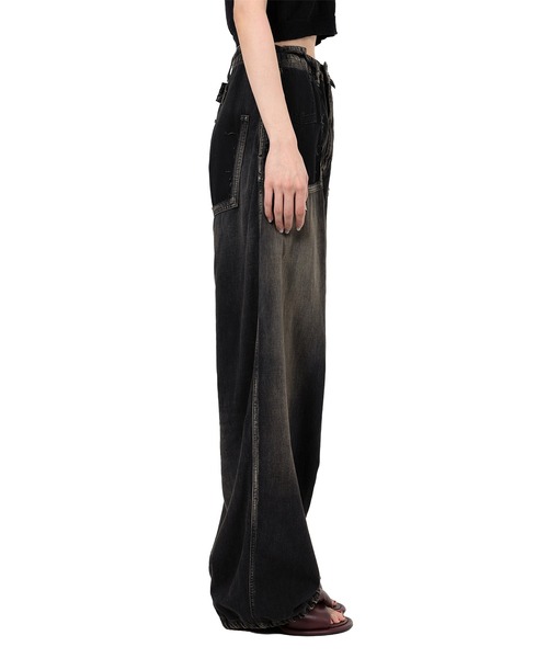 Maison Mihara Yasuhiro カットポケット ワイドパンツ MAISON MIHARA YASUHIRO ジーンズ デニム デニムパンツ Cut-Out
