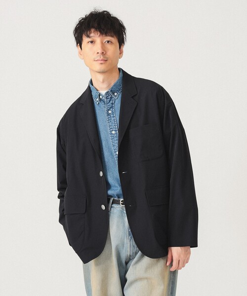 BEAMS ジャケット テーラードジャケット 撥水 テック ブレザー
