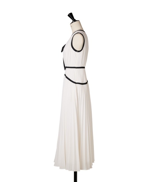 Her lip to ワンピース Formentera Pleated Bicolor Dress