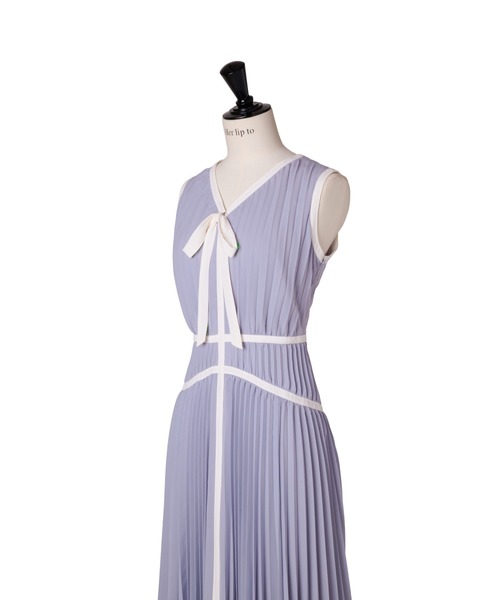 ワンピース herlipto forher Gathered Bicolor Dress Gathered Bicolor Dress（ワンピース）｜Her lip to（ハーリップ
