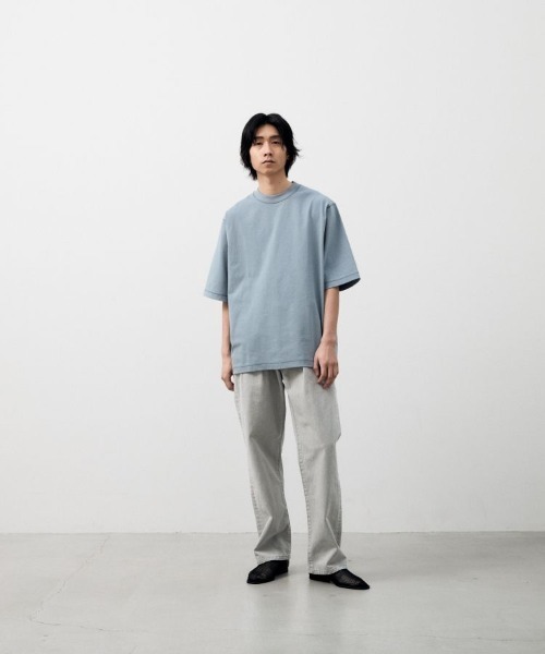 「LIDNM」 半袖Tシャツ MEDIUM ブルー系その他 メンズ