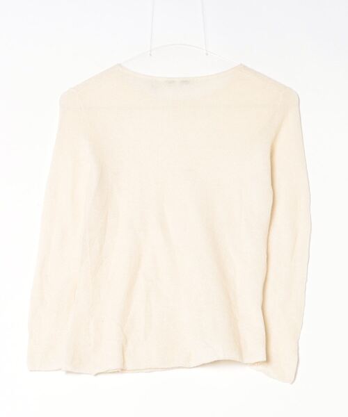 「HELMUT LANG」 長袖ニット S ベージュ レディース_画像2