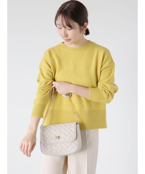「Te chichi TERRASSE」 長袖ニット F イエロー レディース_画像4