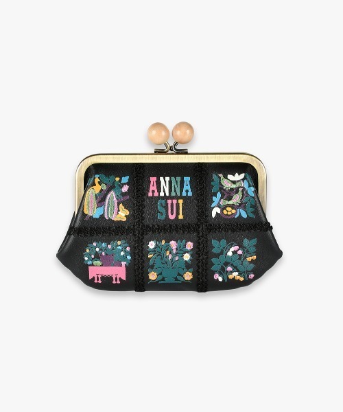 ANNA SUI 財布 ブルーム 口金ミニ財布「展開店舗限定カラーあり