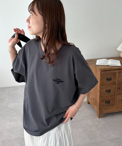 Discoat tシャツ 「ユニセックス」ピーチスキンハーフスリーブT