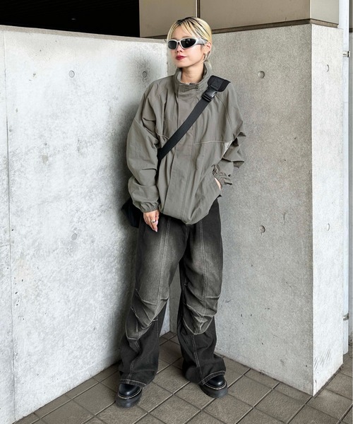 「sedacle」 加工デニムパンツ MEDIUM ブラック メンズ