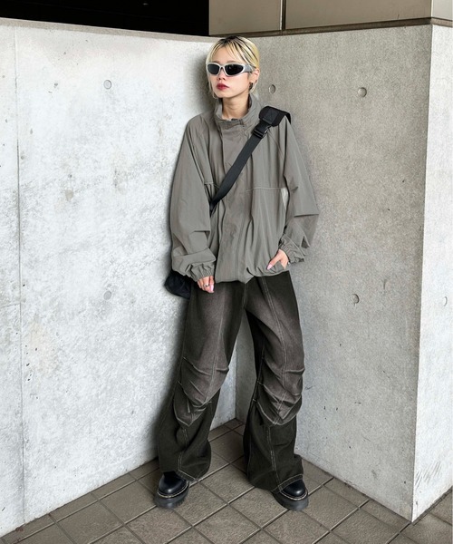 「sedacle」 加工デニムパンツ MEDIUM ブラック メンズ