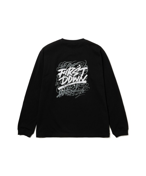 FIRST DOWN（ファーストダウン） tシャツ バックプリント ロング