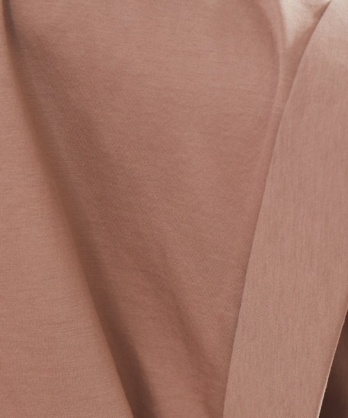 「abahouse mavie」 半袖カットソー フリー ブルー レディース_画像4